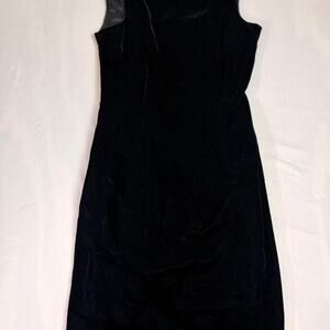 Vintage ann taylor black velvet